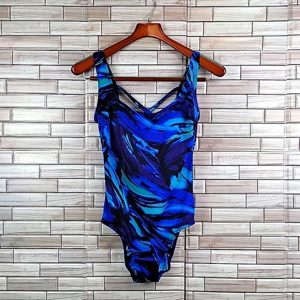Robby len swim fashion one piece swimsuit Size M